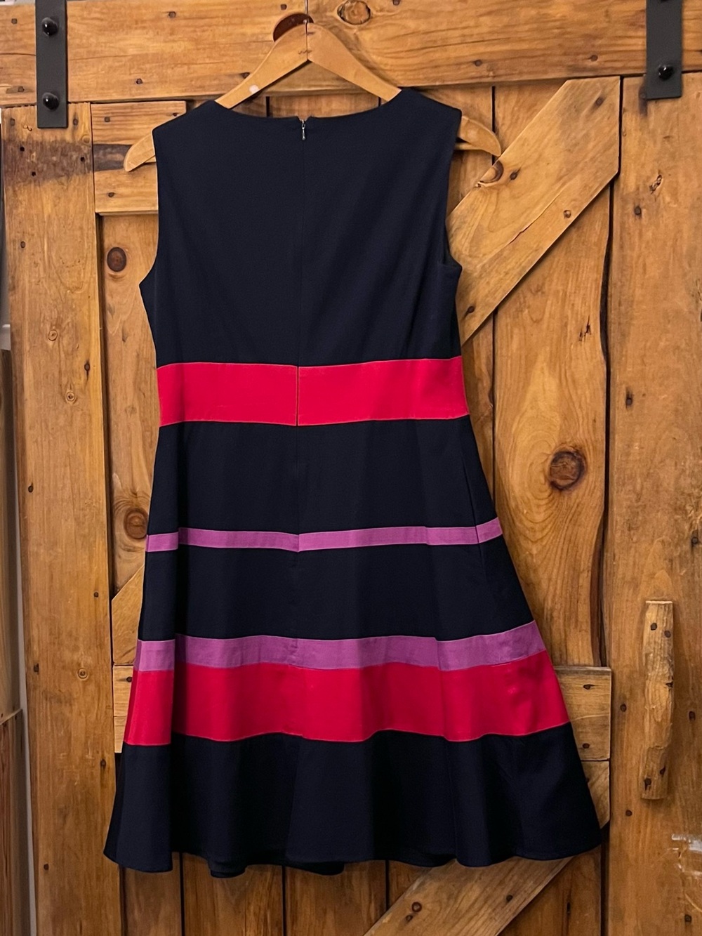 Anne Klein Colorblock Fit & Flare Dress – Size 10